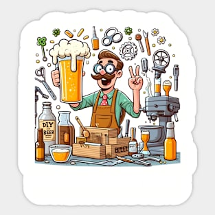 Craft Beer Brewing Brewmaster Sticker